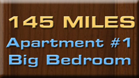 145 Miles Apt #1 Large Bedroom